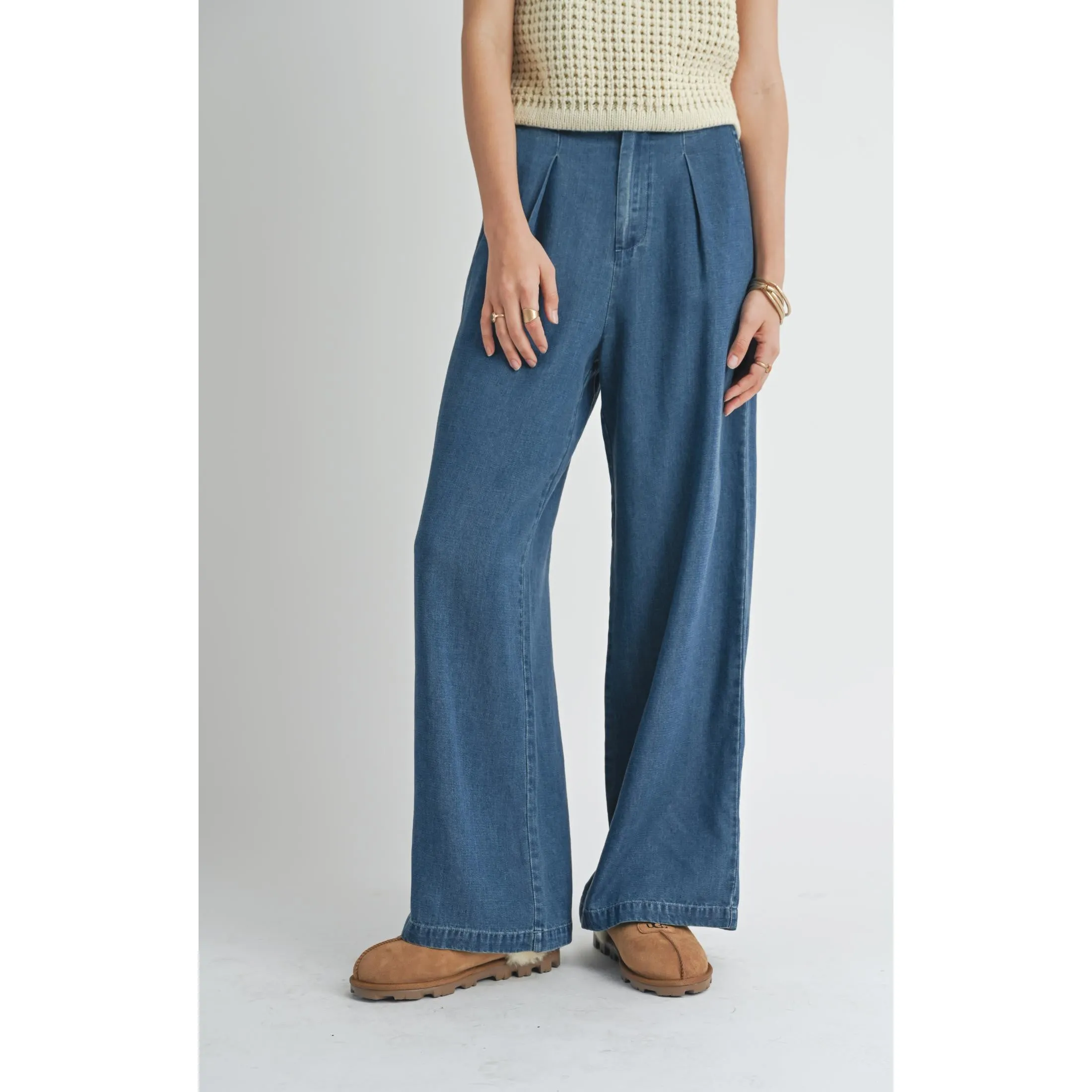 ARCHIVES WIDE LEG PANTS