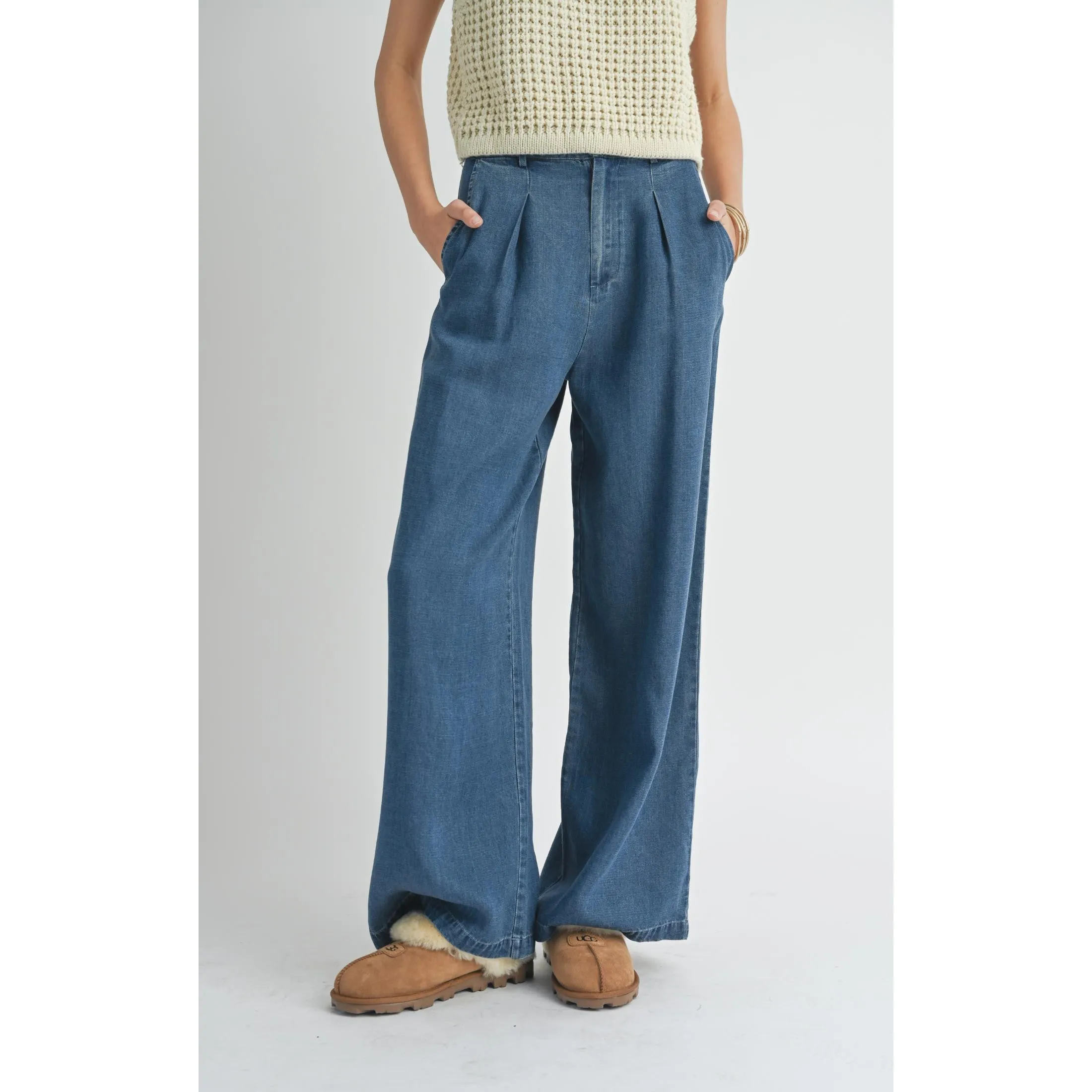 ARCHIVES WIDE LEG PANTS