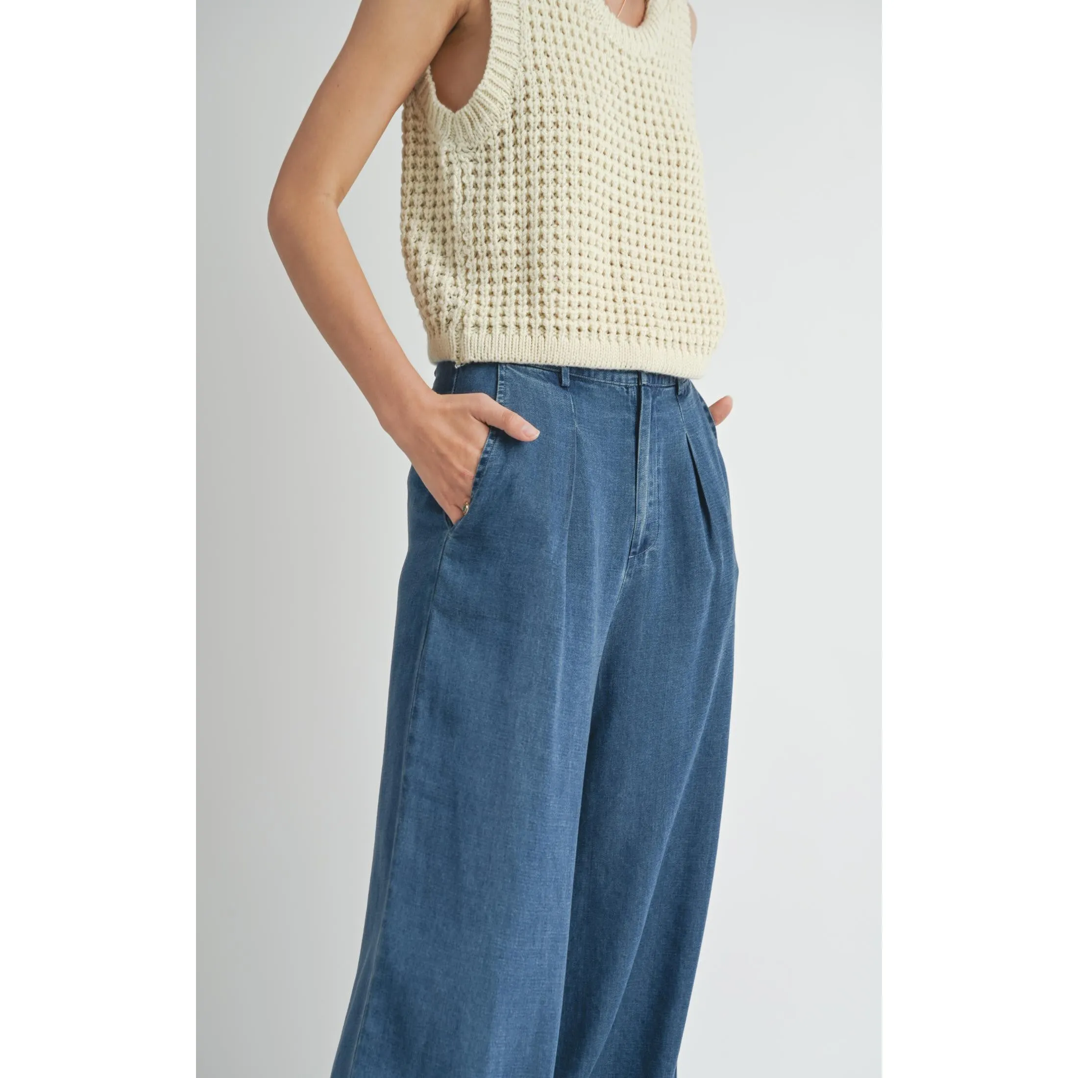 ARCHIVES WIDE LEG PANTS