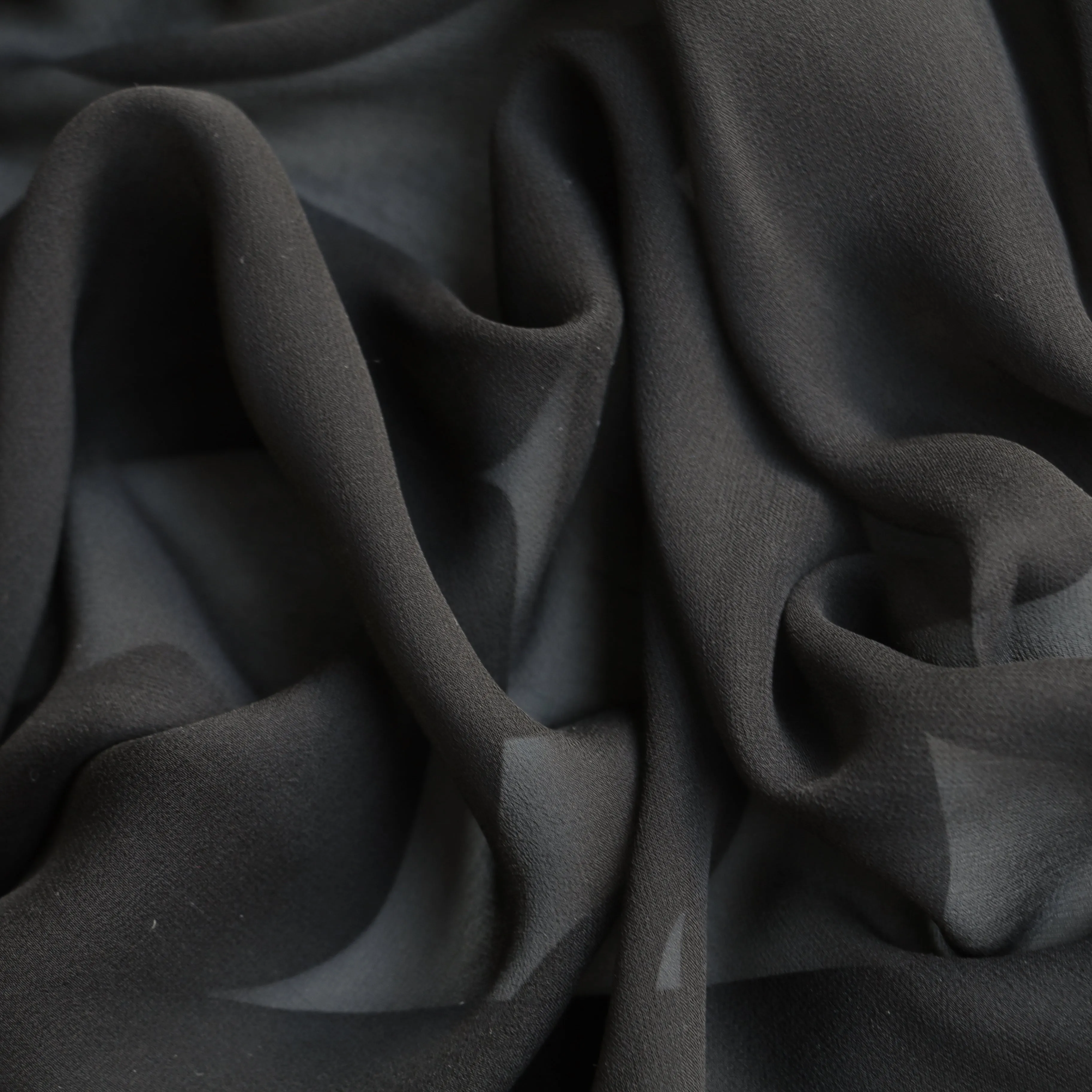 Black Veil Silk Georgette (95cm wide)