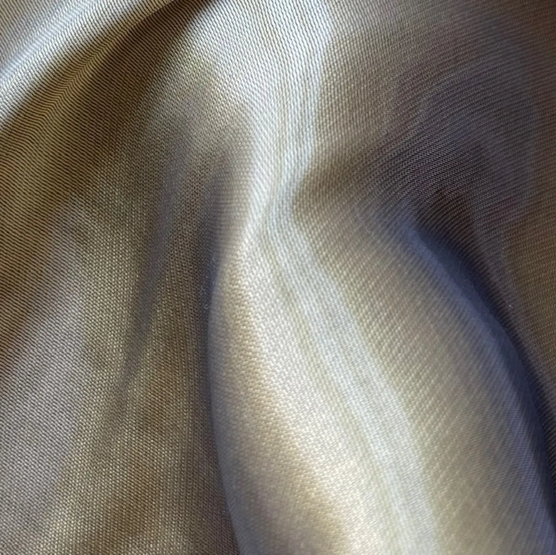 Couture Shimmery Golden Bronze Shapeable Silk Satin (Made in Italy)