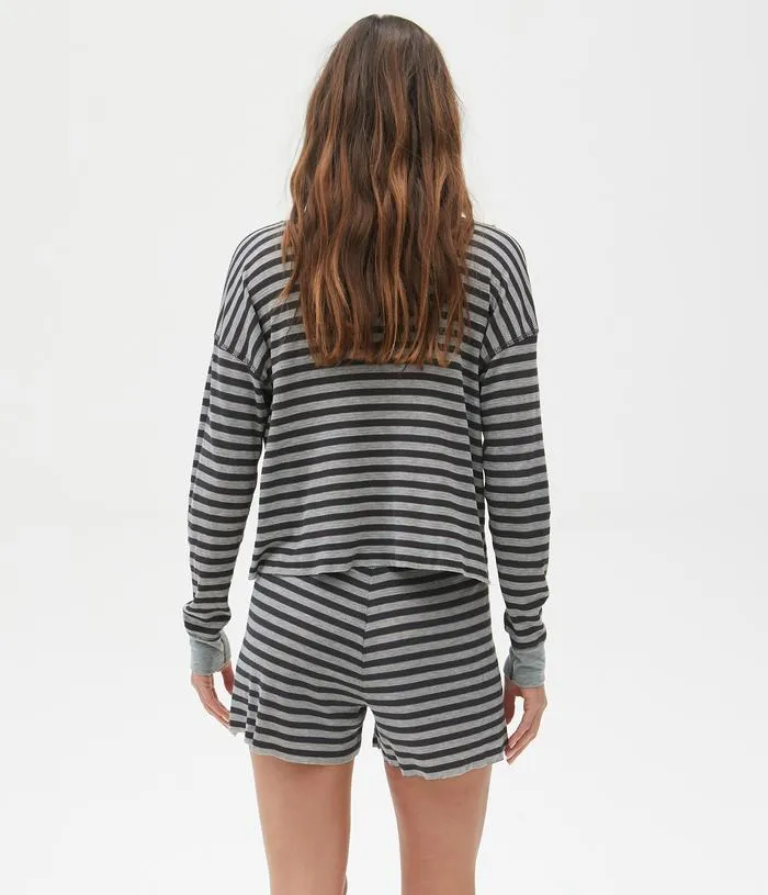 Delia Boxy Thermal Tee