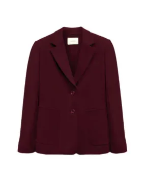 Dorothee Schumacher Emotional Essence Jacket Dark Burgundy