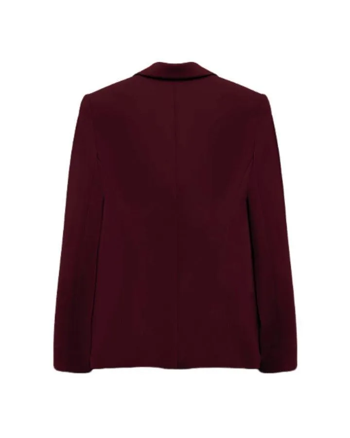 Dorothee Schumacher Emotional Essence Jacket Dark Burgundy