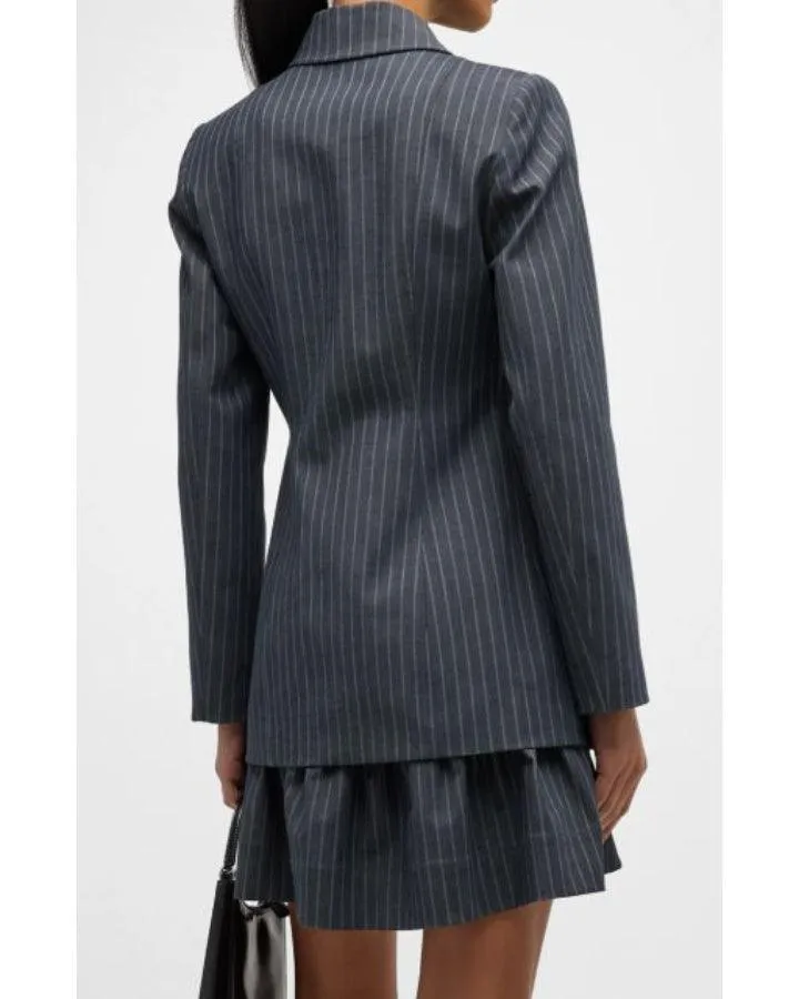 Ganni Pinstripe Blazer