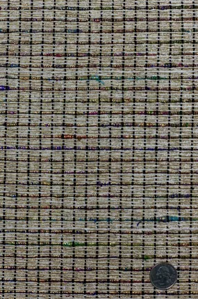 Gold/Multicolor Metallic Silk Tweed 41 Fabric