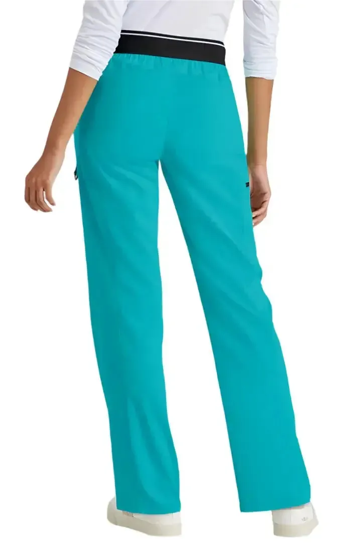 Grey's Anatomy™ by Barco  Kim 3-Pocket Mid-Rise Straight Leg Scrub Pant-Tall