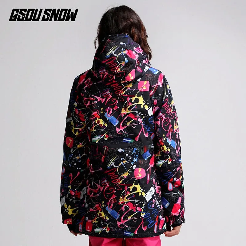 GSOU SNOW Womens Skiing Jacket - Waterproof / Windproof