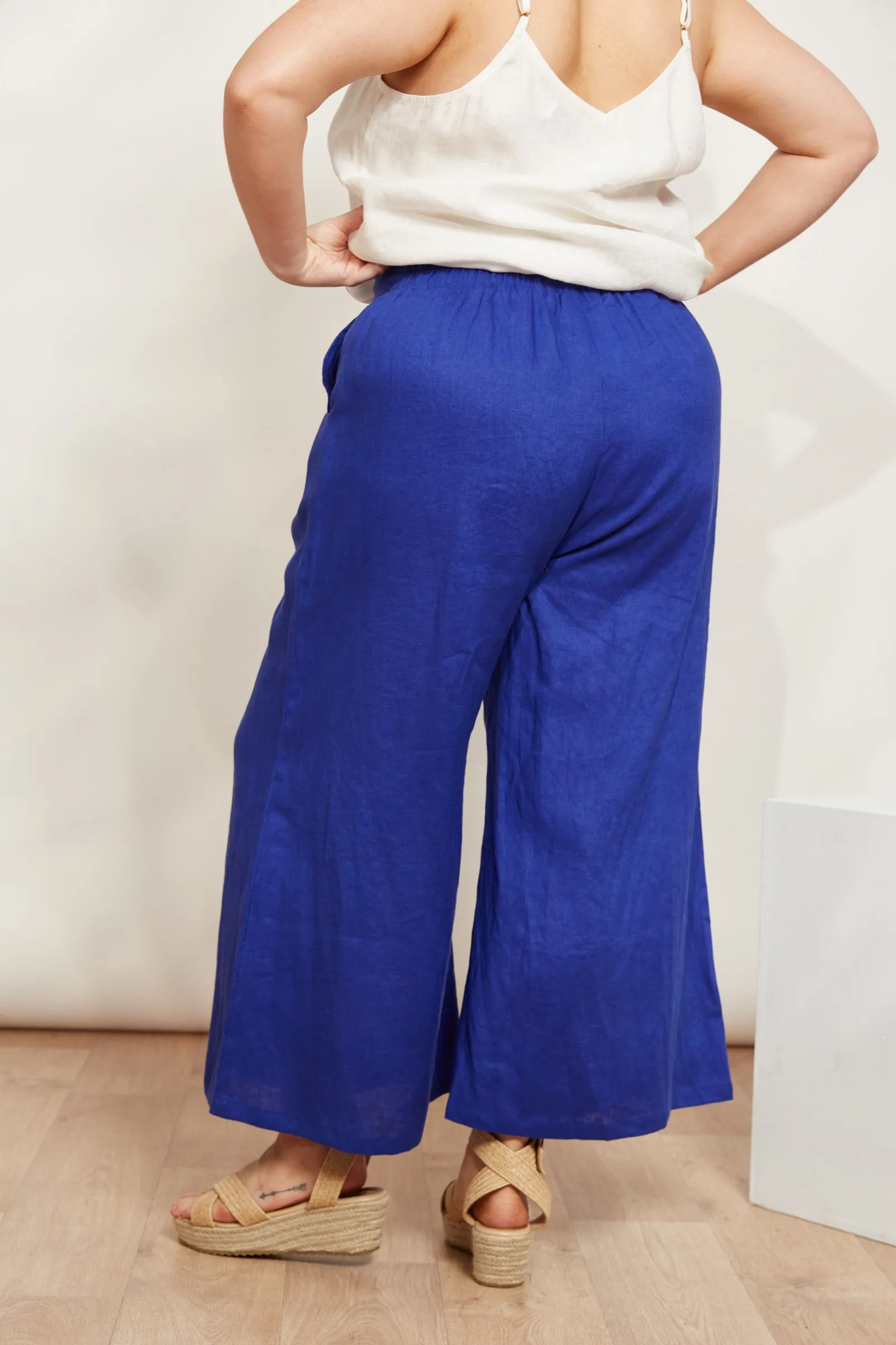 Halcyon Crop Pant - Cobalt