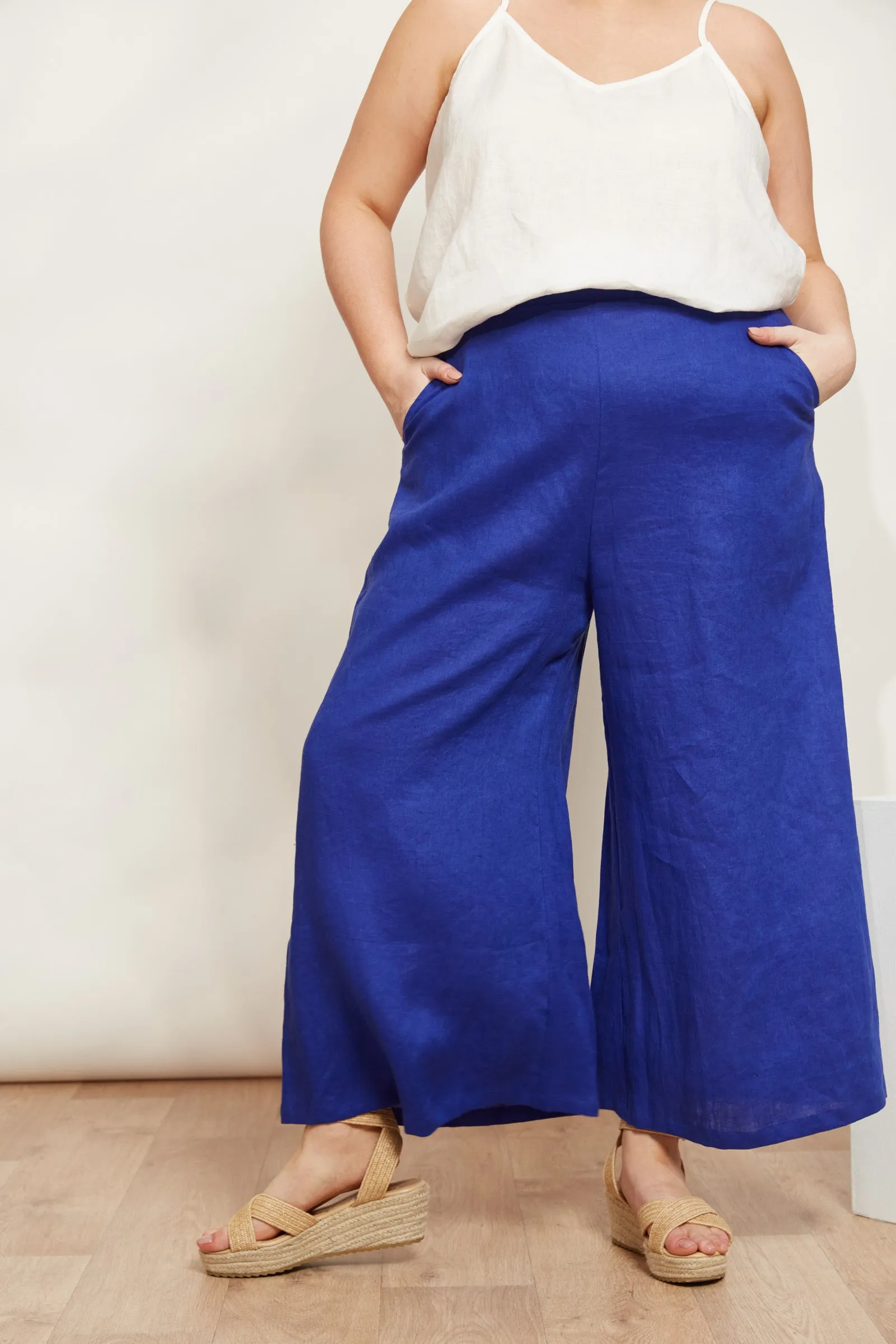 Halcyon Crop Pant - Cobalt