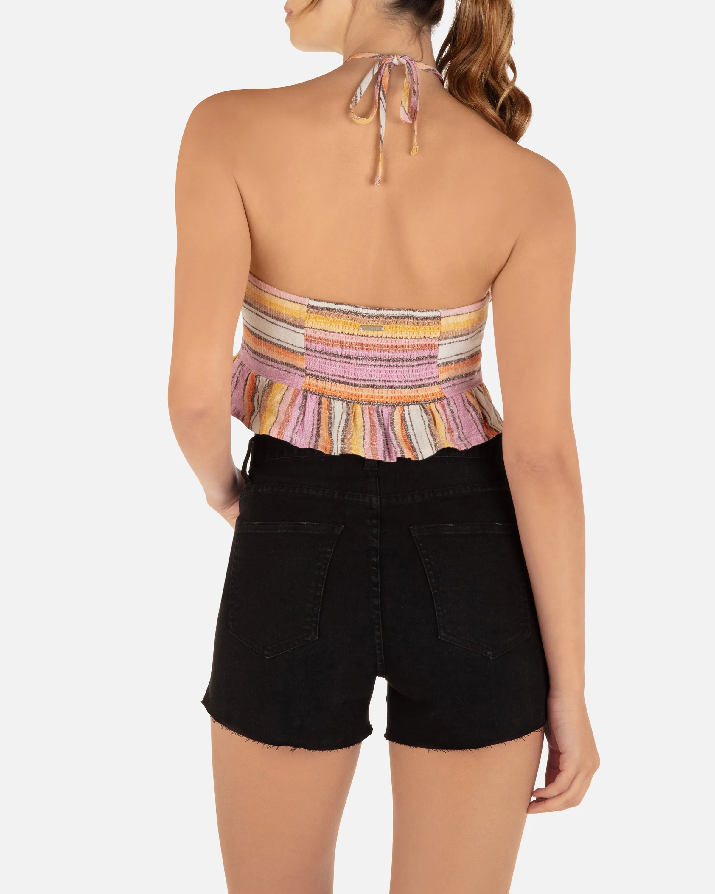 Hurley Sunset Stripe Halter Top