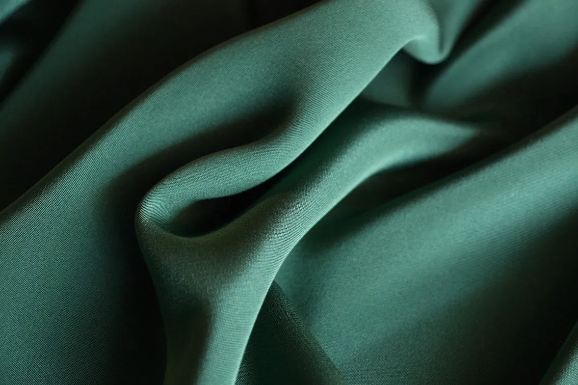 Just Green Silk Faille