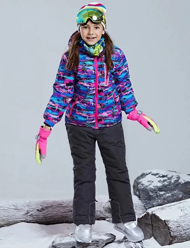 KULUOXING Winter Kids Ski Suit