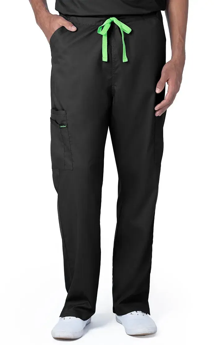 Landau ProFlex Unisex Straight-Leg Cargo Scrub Pants - Tall & Petite