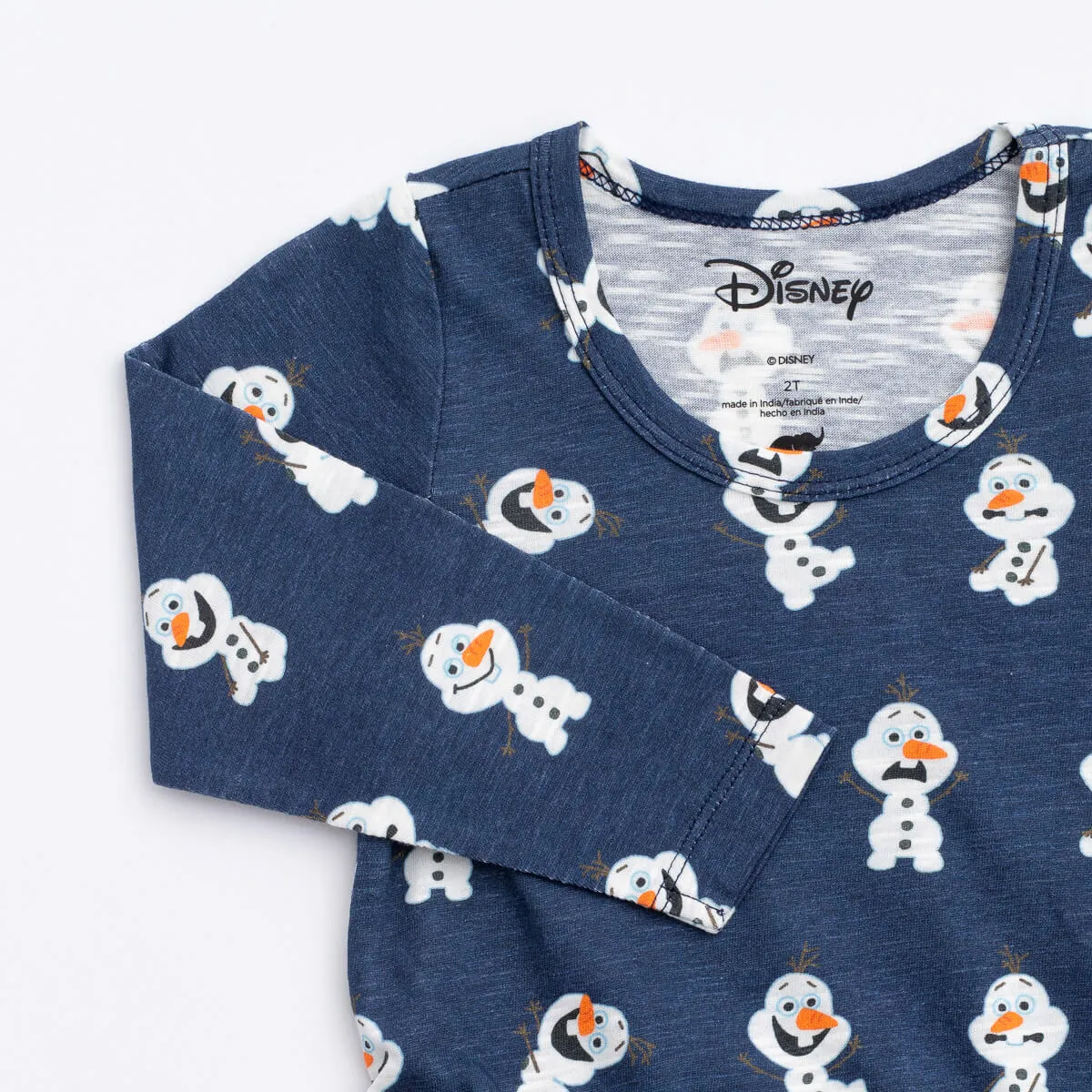 Long Sleeve Peplum Tee_Disney's Frozen Olaf