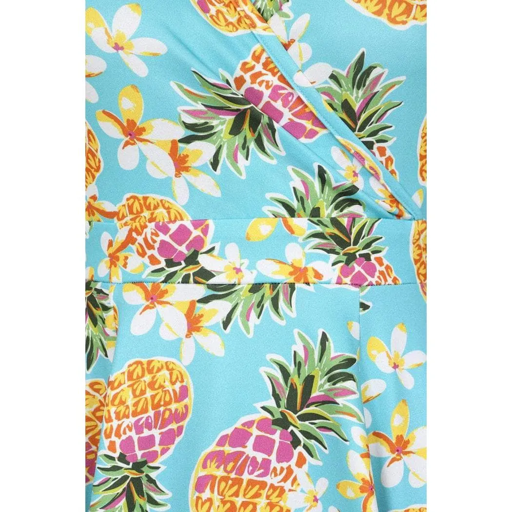 Lyra Mini Dress - Pineapples