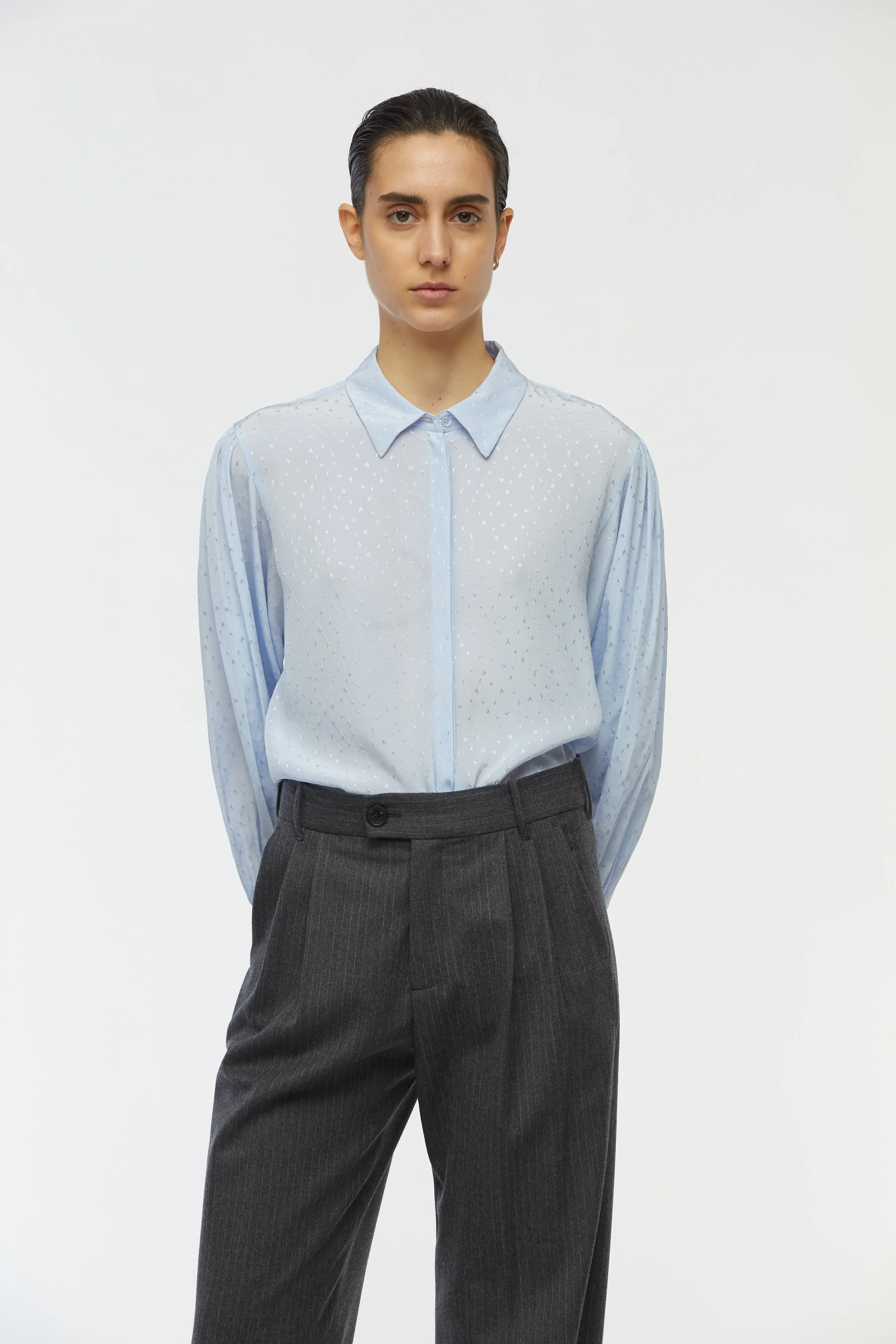 Masset Shirt in Iced Blue