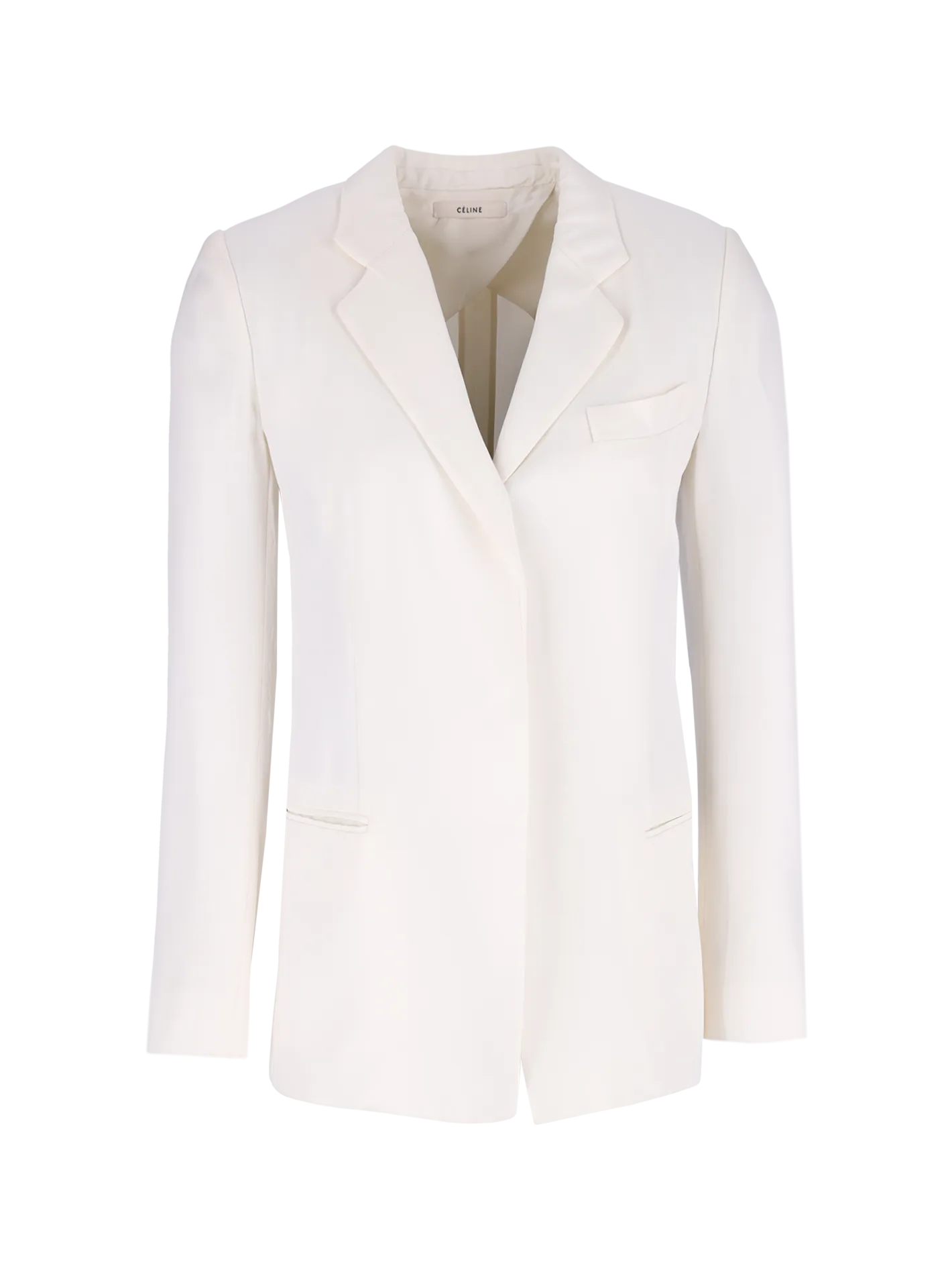 open-front tailored blazer