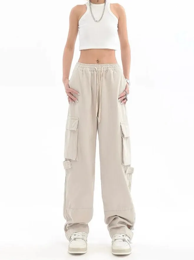 Straight Loose Cargo Pants