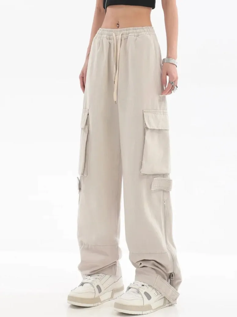 Straight Loose Cargo Pants