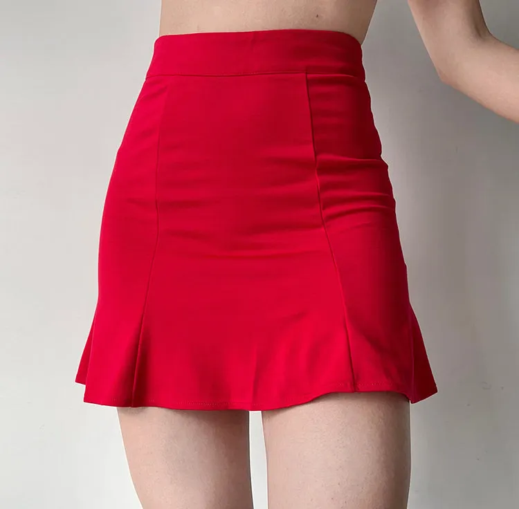 Wenkouban - New Moment High-Waisted Skirt