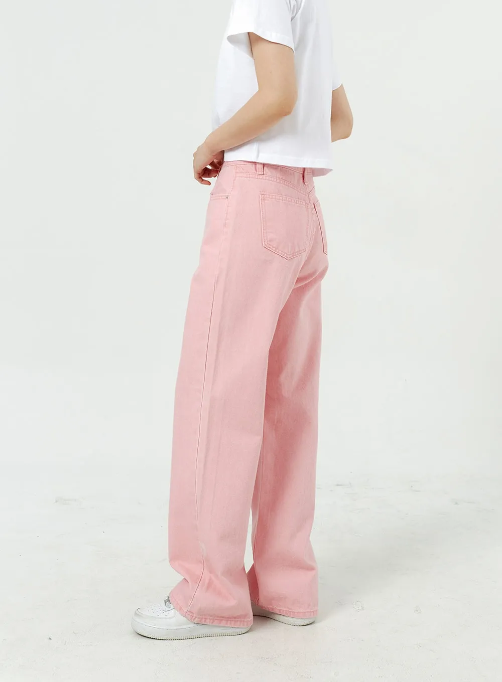 Wide Leg Cotton Pants OM313