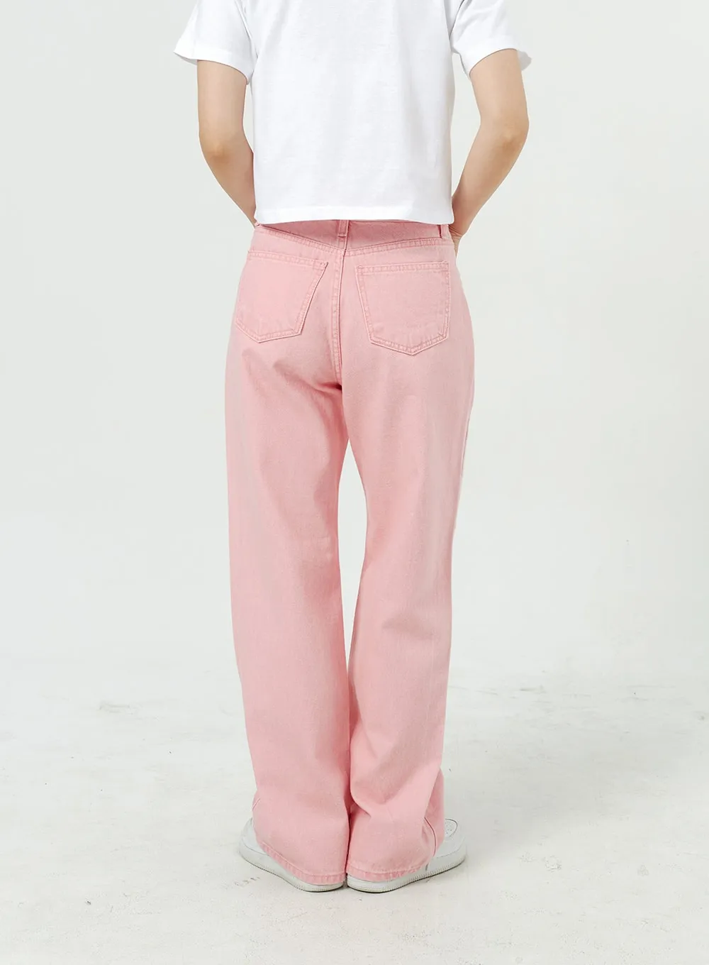 Wide Leg Cotton Pants OM313