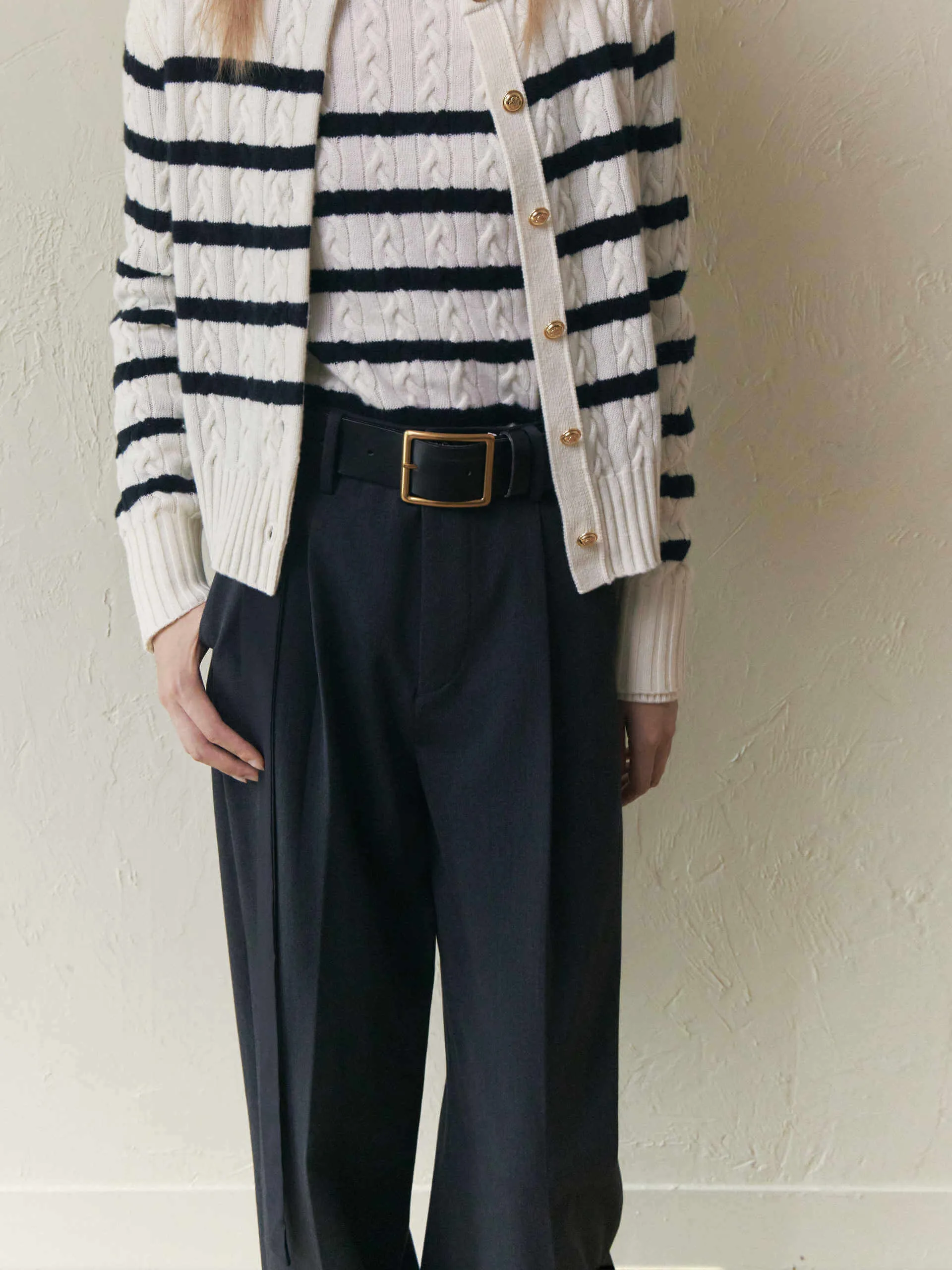 Wide Leg Tailored Pants