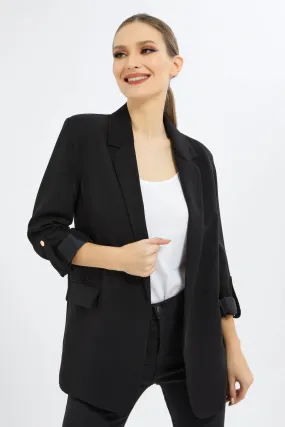 Women Black Tailored Jacket